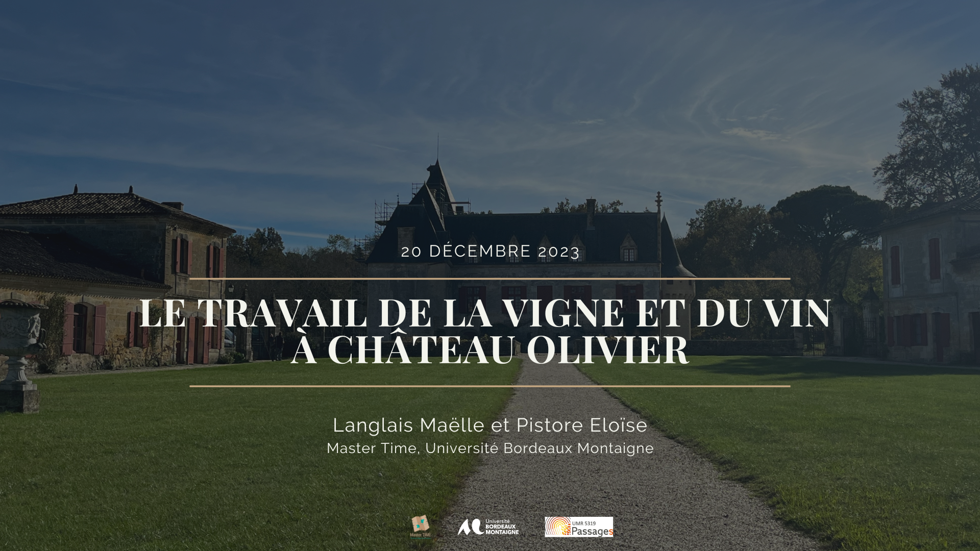 « Que se cache-t-il derrière une bouteille de vin ? » - Le travail de la vigne et du vin